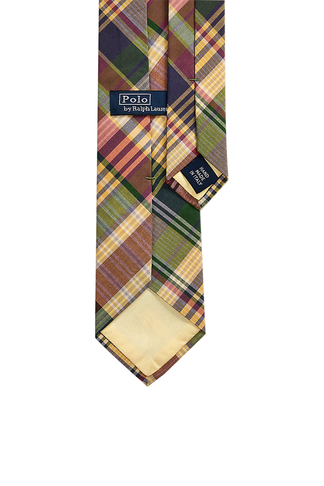 Polo Ralph Lauren Neck Tie Madras Plaid Multi