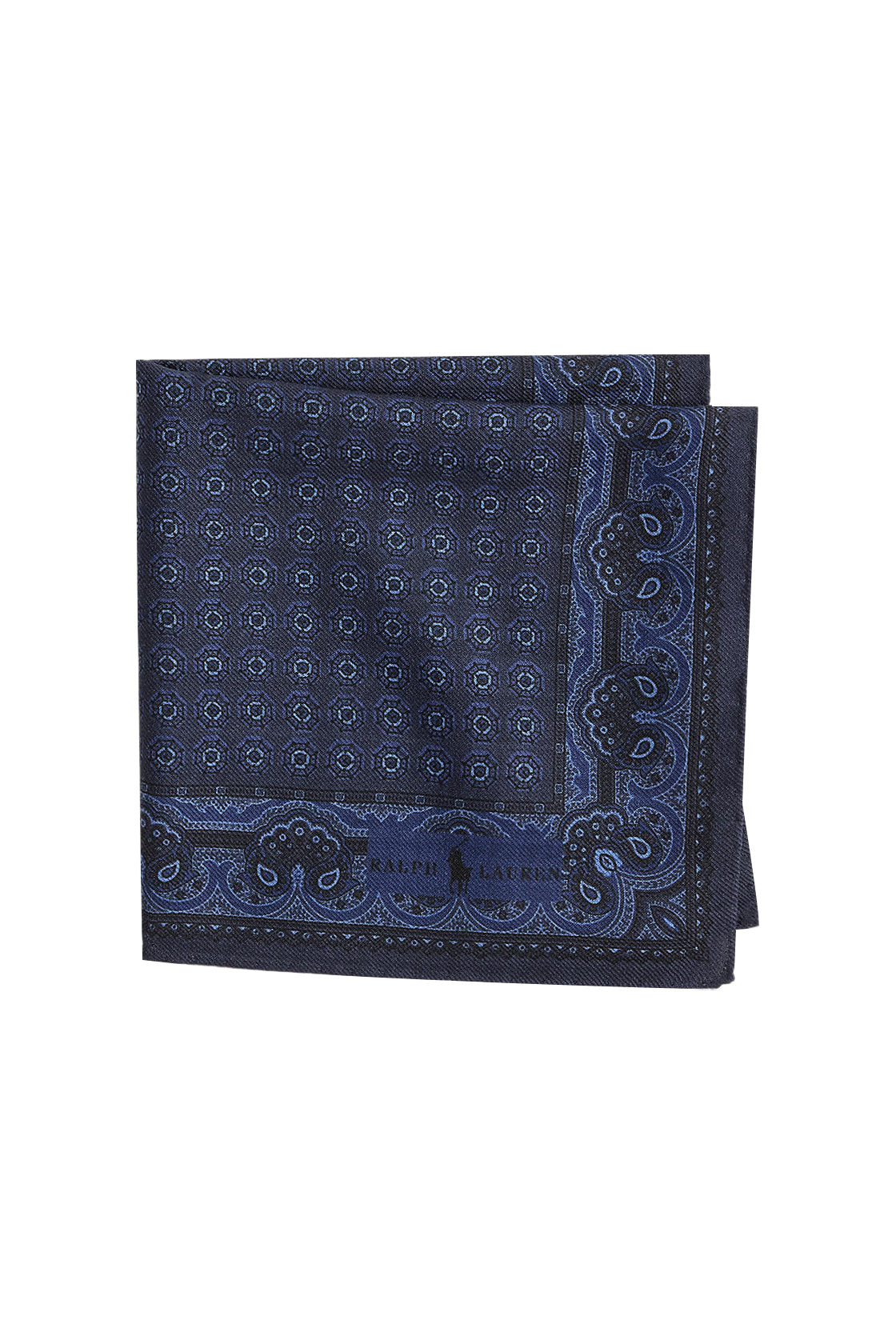 Polo Ralph Lauren Pocket Square Wool/Silk Navy