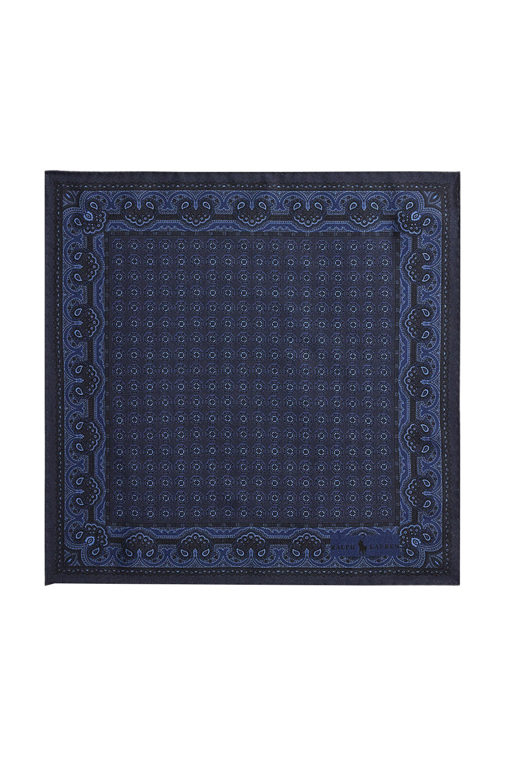 Polo Ralph Lauren Pocket Square Wool/Silk Navy