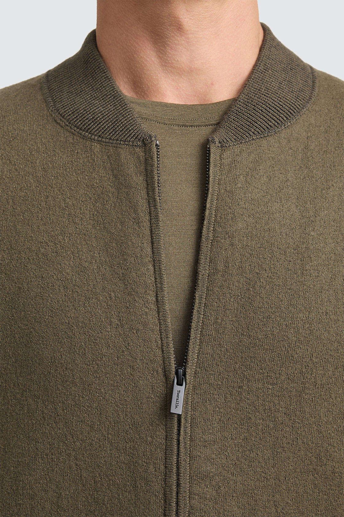 Toorallie Wool Bomber Jacket Khaki