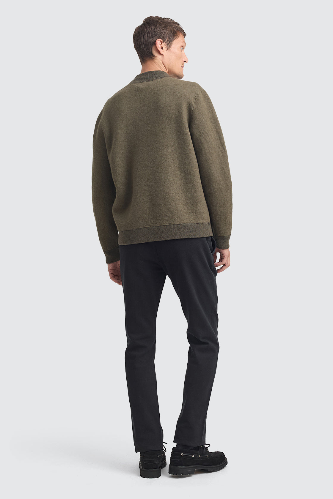 Toorallie Wool Bomber Jacket Khaki