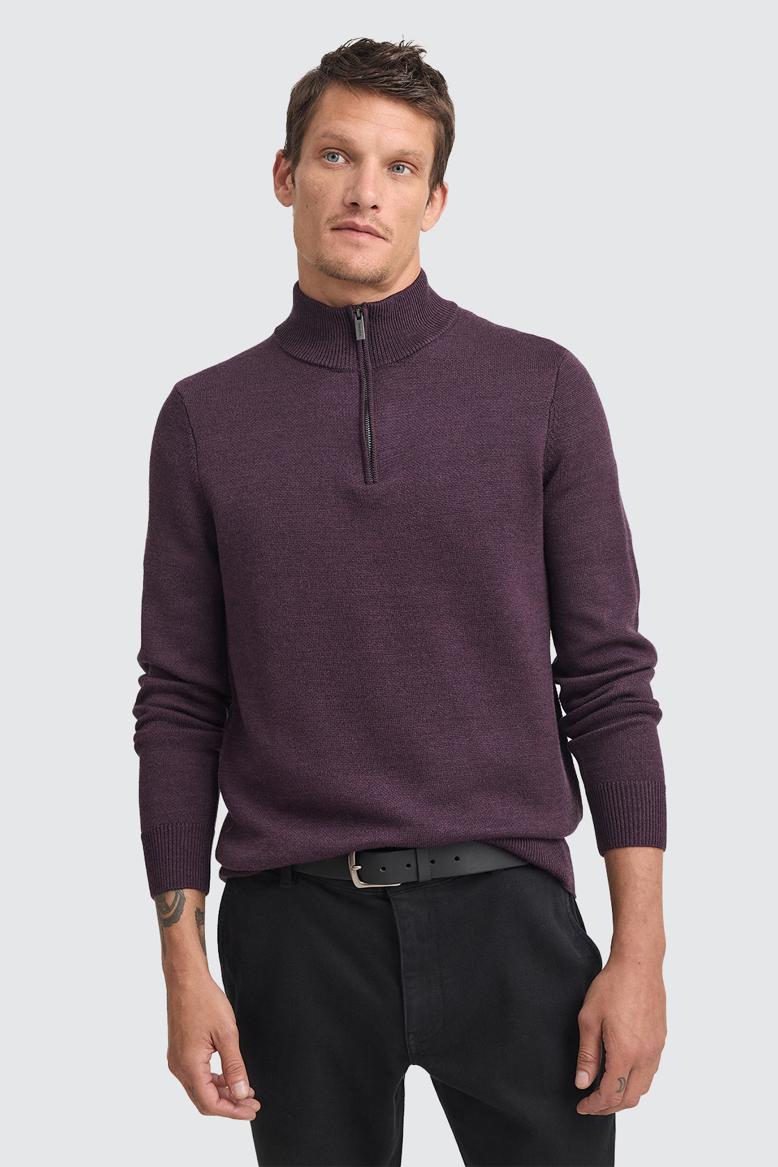Toorallie Trademark Half Zip Jumper Sumak