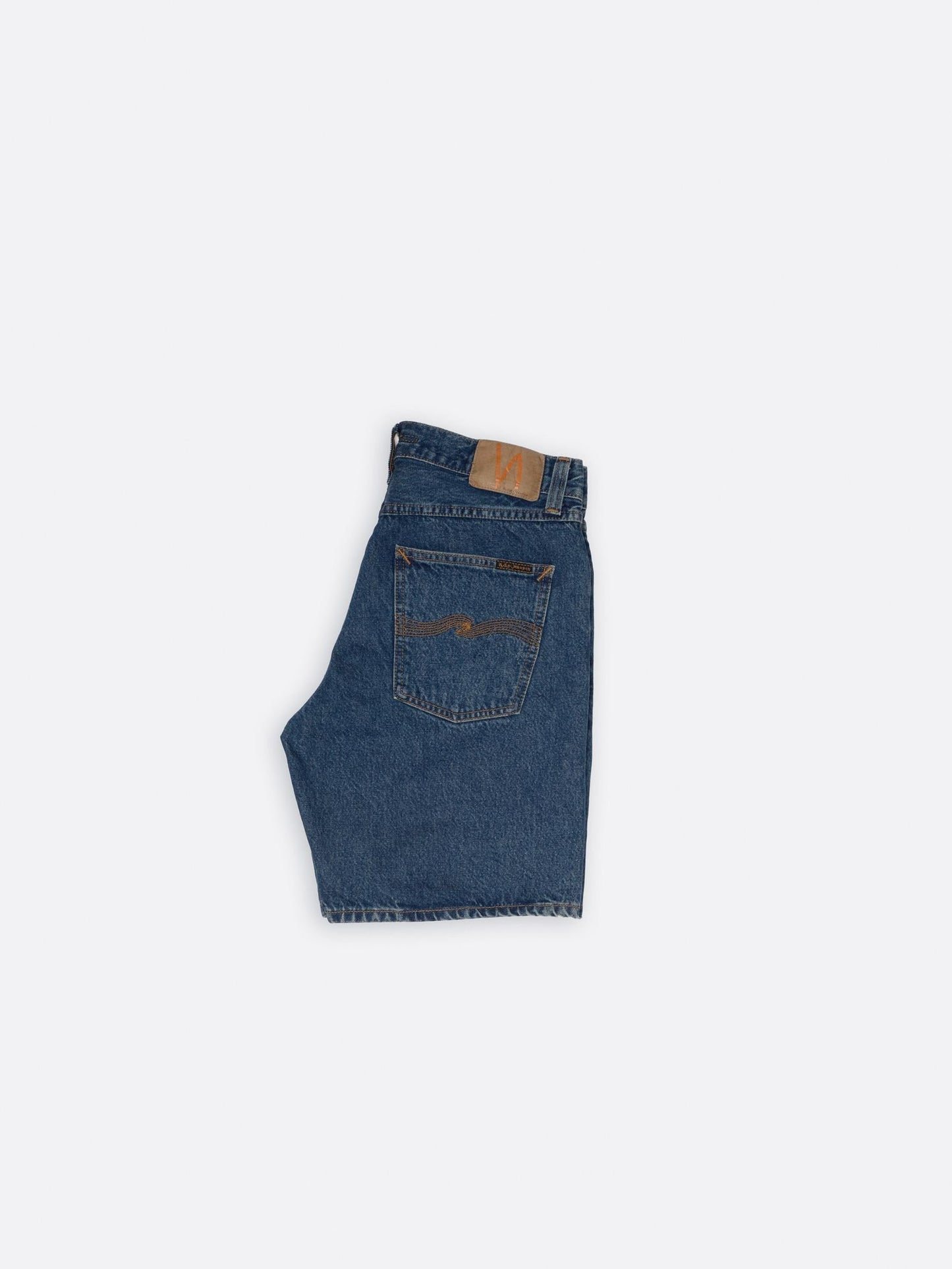 Nudie Jeans Seth Denim Shorts Morning Soul Dark
