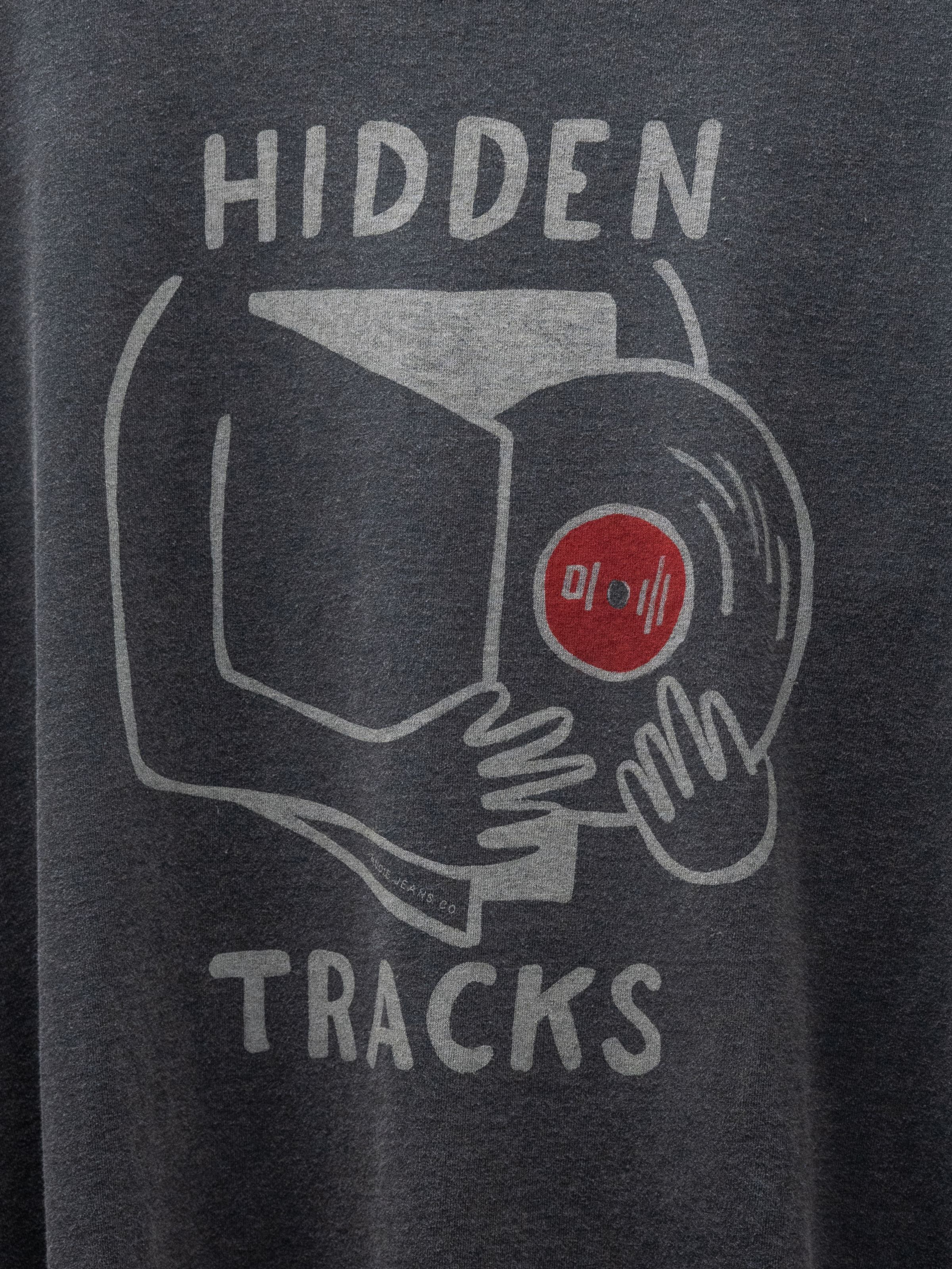 Nudie Jeans Roy Hidden Track Tee Antracite