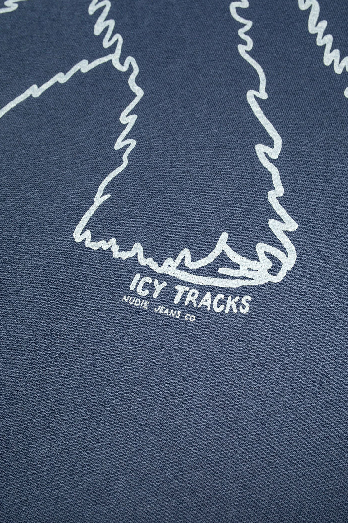 Nudie Jeans Roy Icy Tracks Tee Dark Blue