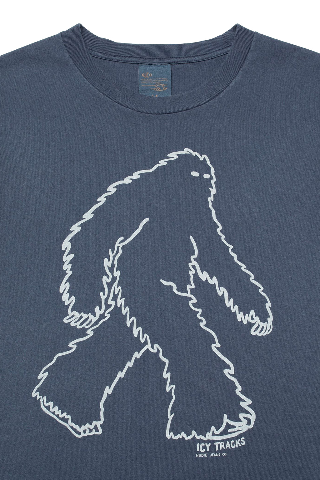 Nudie Jeans Roy Icy Tracks Tee Dark Blue