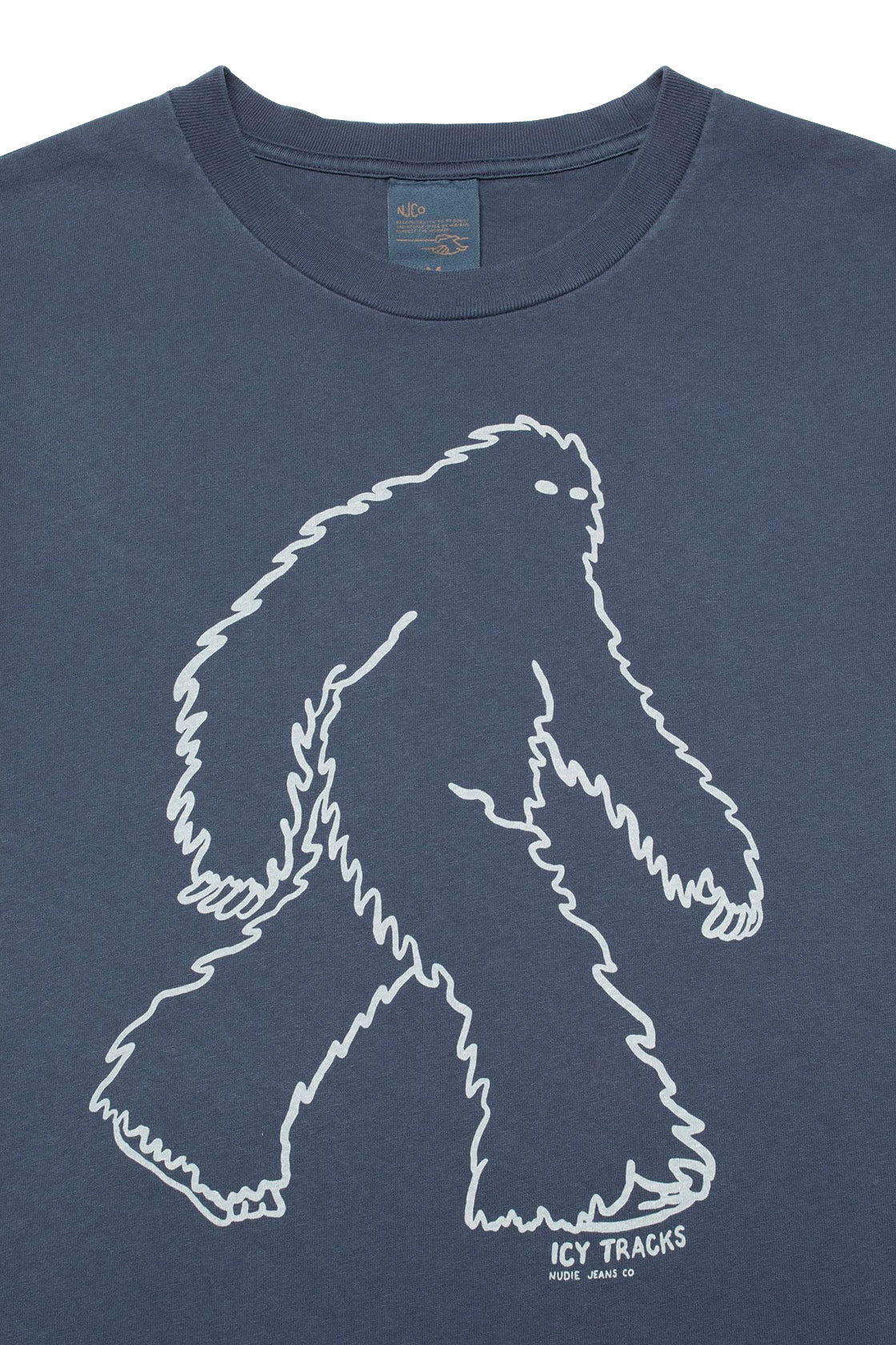 Nudie Jeans Roy Icy Tracks Tee Dark Blue
