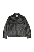 Nudie Jeans Blake Zip Leather Jacket Black