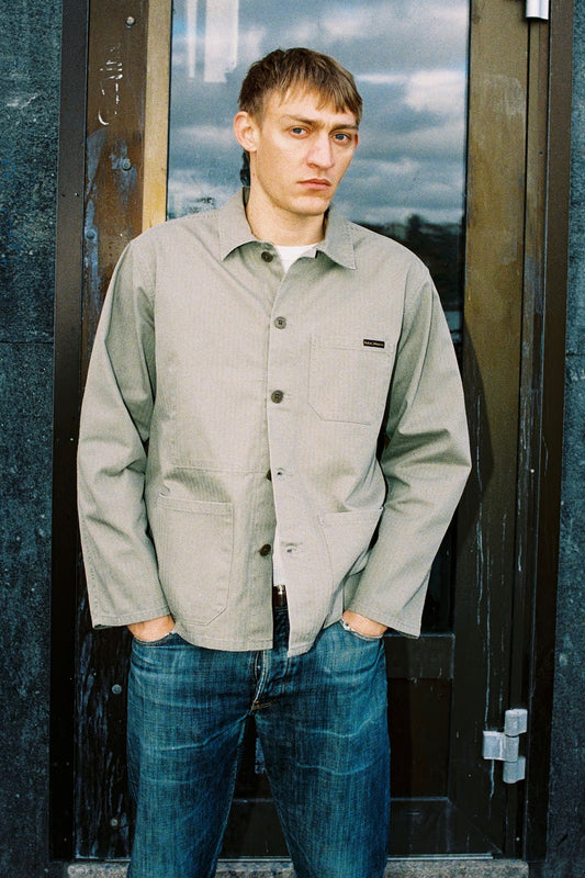 Nudie Jeans Buddy Chore Jacket Herringbone