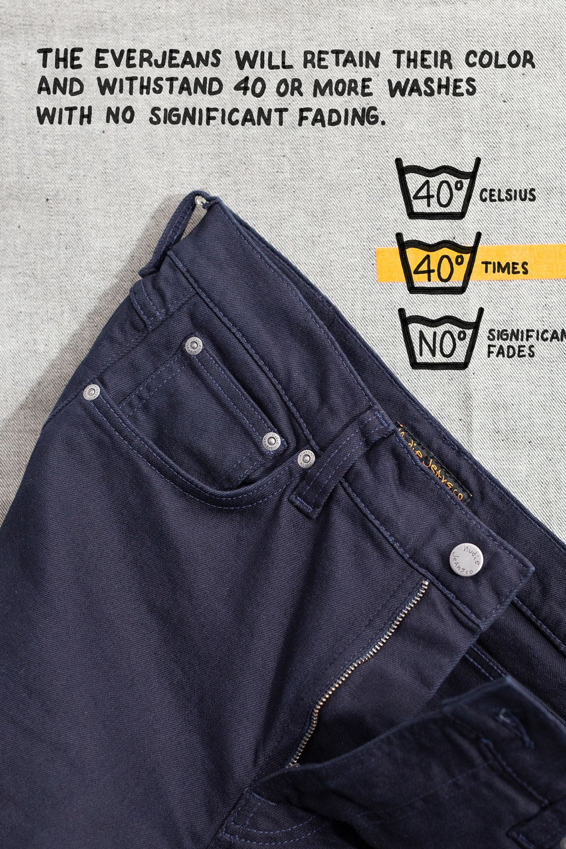 Nudie Jeans Gritty Jackson Jean L32 Everblue