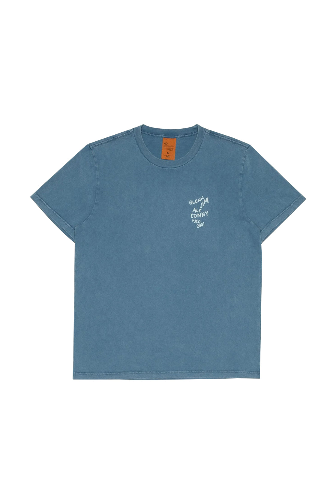 Nudie Jeans Roy T-Shirt OG Line-Up French Blue