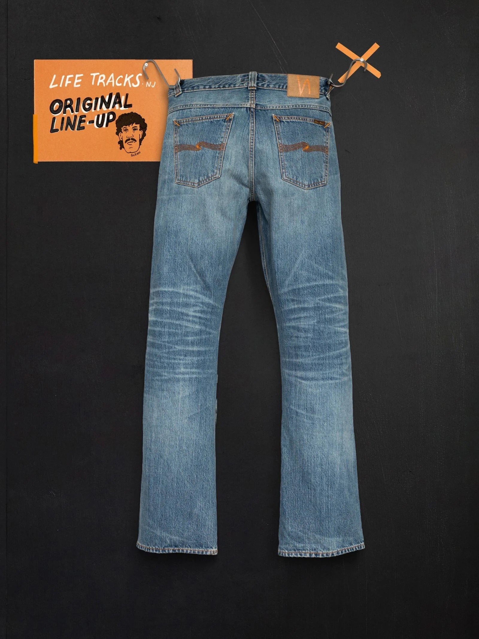 Nudie Jeans Regular Alf Jean L32 Silver Tracks