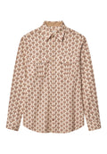 Colour & Sons LS Print Shirt Brown