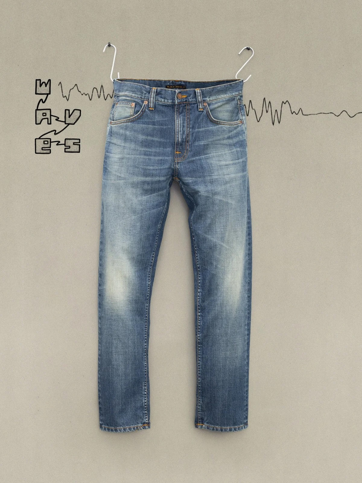 Nudie Jeans Gritty Jackson Jean L32 Tidal Waves