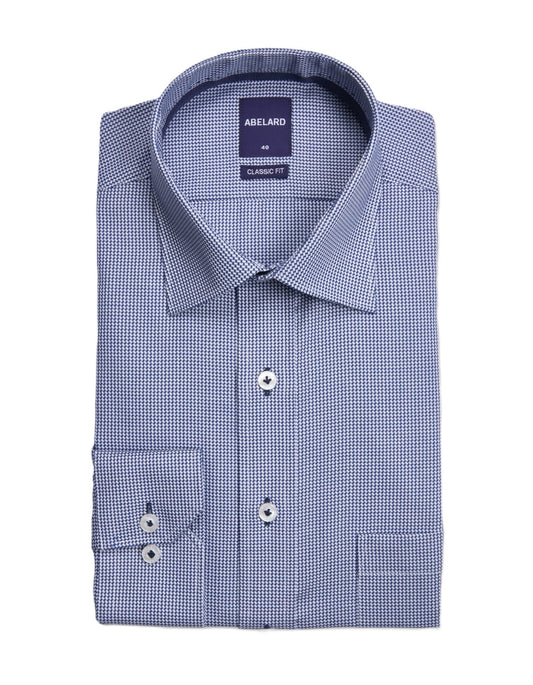 Abelard Die-ag Dobby SC Classic Fit Shirt Navy