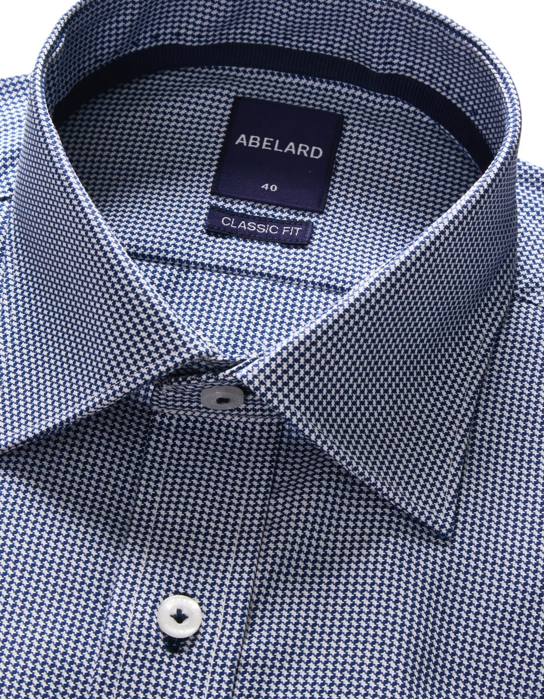 Abelard Die-ag Dobby SC Classic Fit Shirt Navy