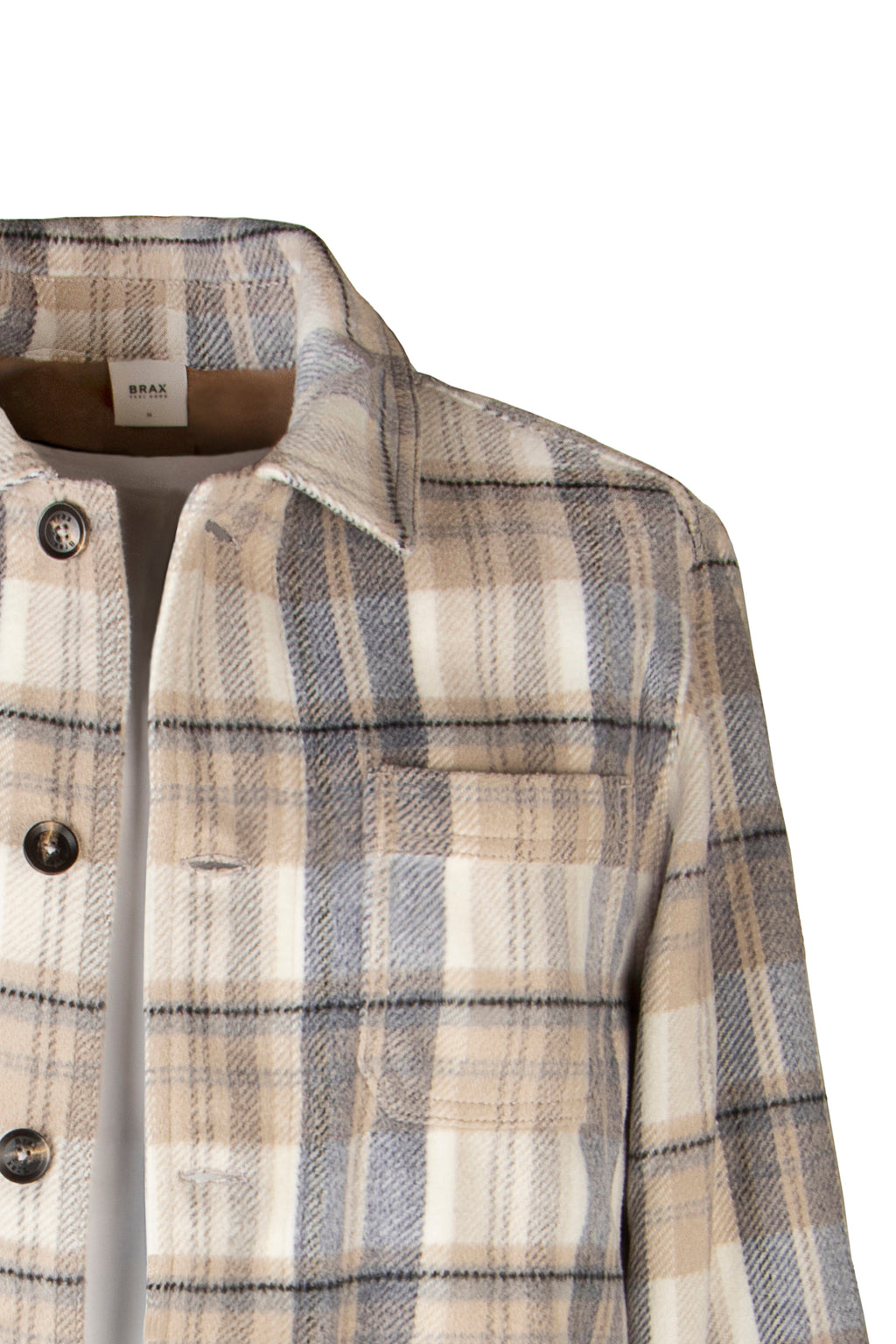 Brax Santiago Knit Jacket Light Camel