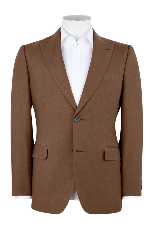 Routleys Linen Blazer Brown