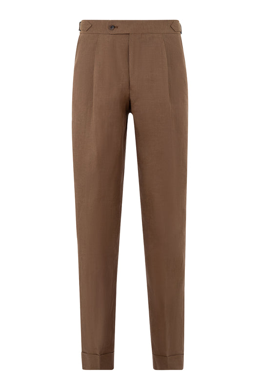 Routleys Linen Trouser Brown