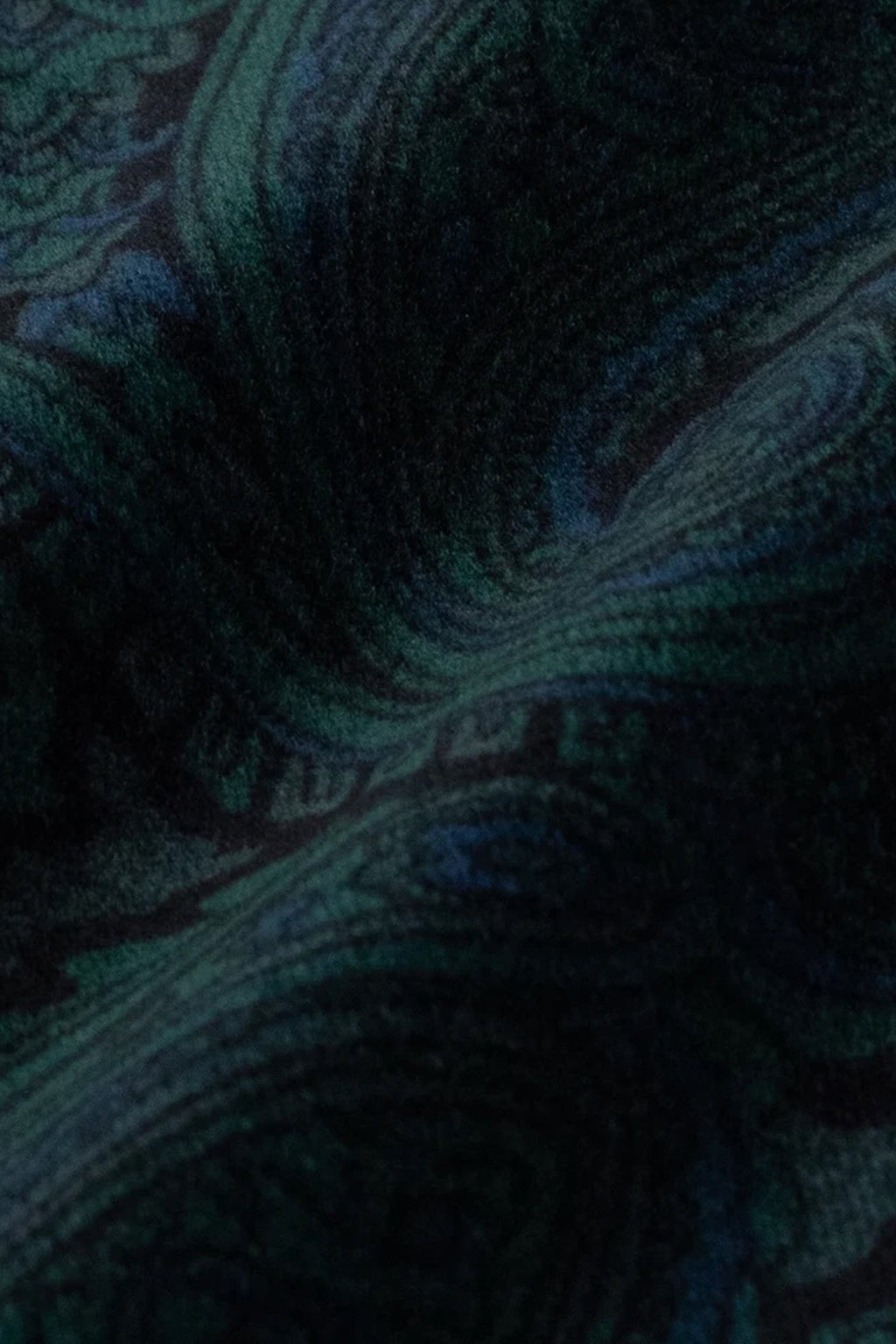 Routleys Paisley Velvet Blazer Green