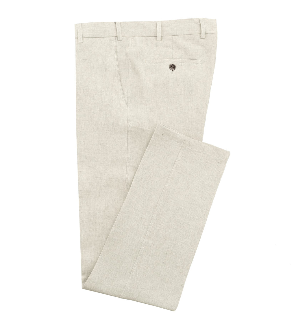 Routleys Edward Linen Trouser Sand