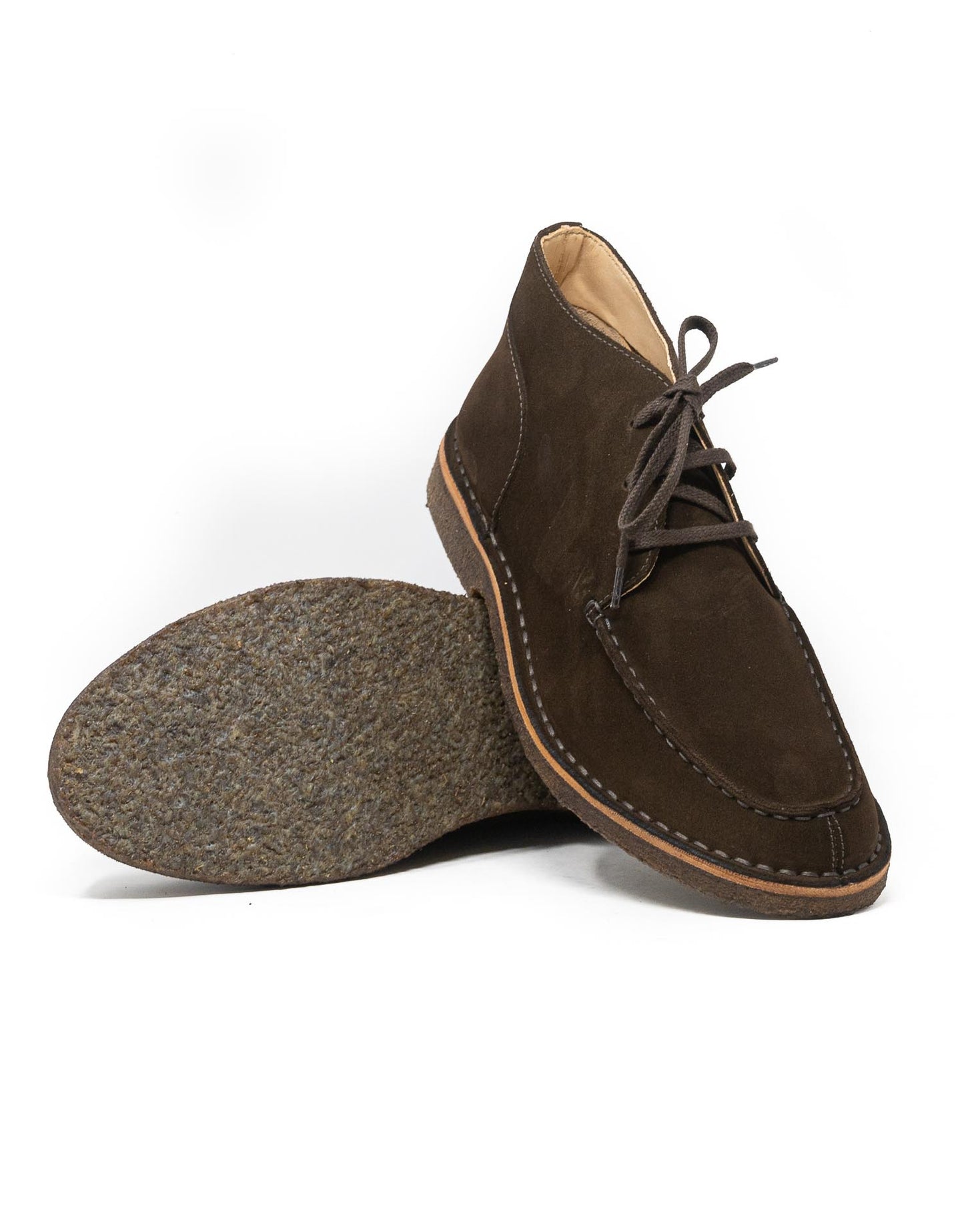 Astorflex Deukeflex Suede Lace Up Boot Dark Chestnut