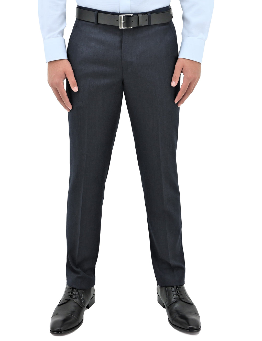 Routleys Lyon Birdseye Trouser Navy