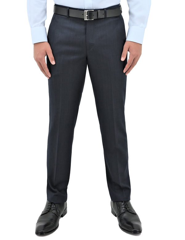 Routleys Lyon Birdseye Trouser Navy