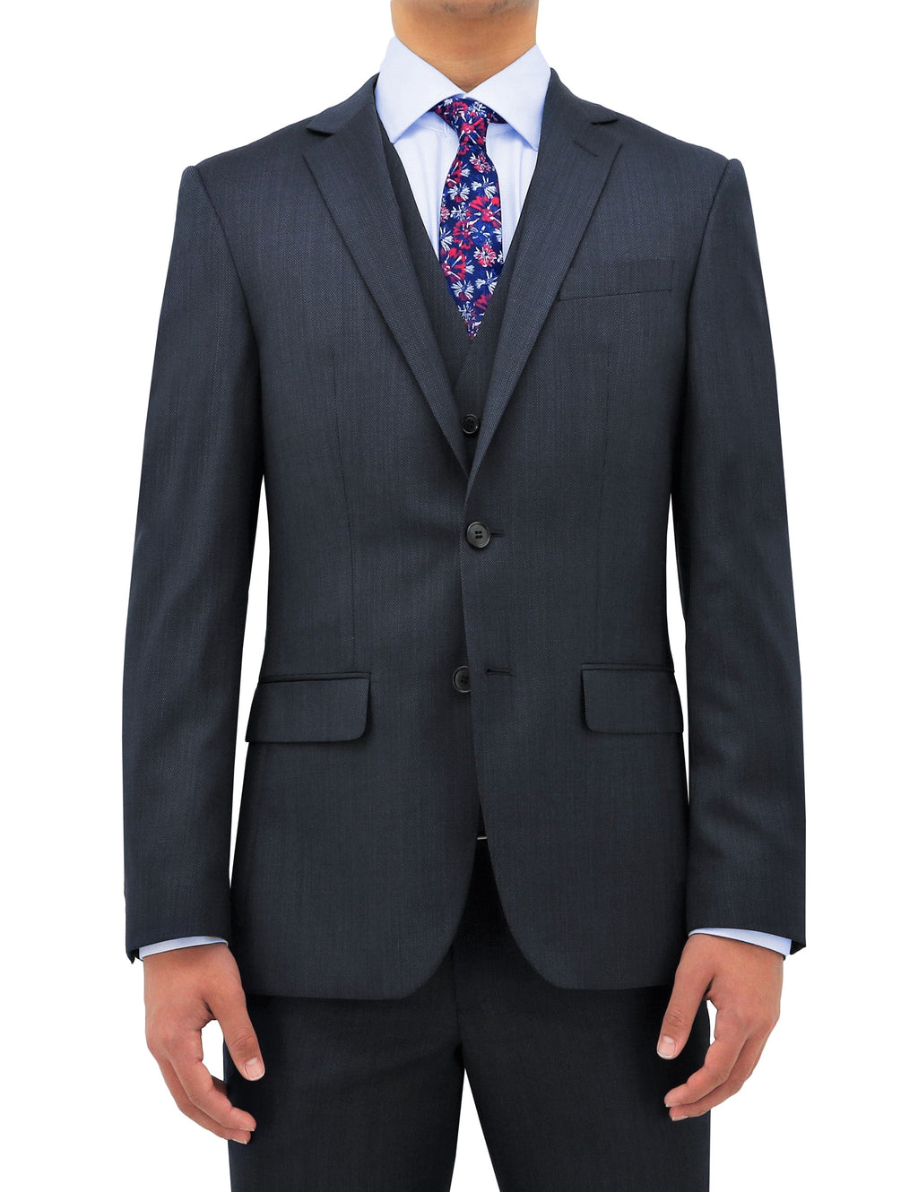 Routleys Michel Birdseye Jacket Navy