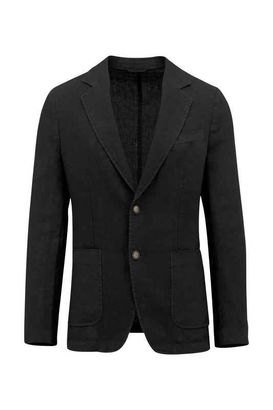 Routleys MI Linen Jacket Black
