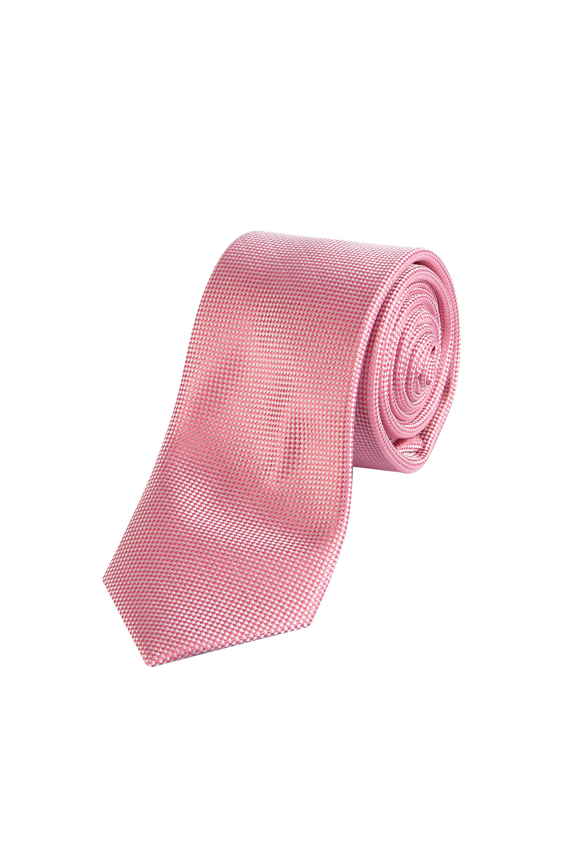 Carlo Visconti Dusty Rose Self Pattern Tie 7cm