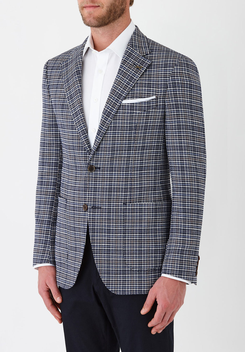 Routleys 3D Wool Jacket Check