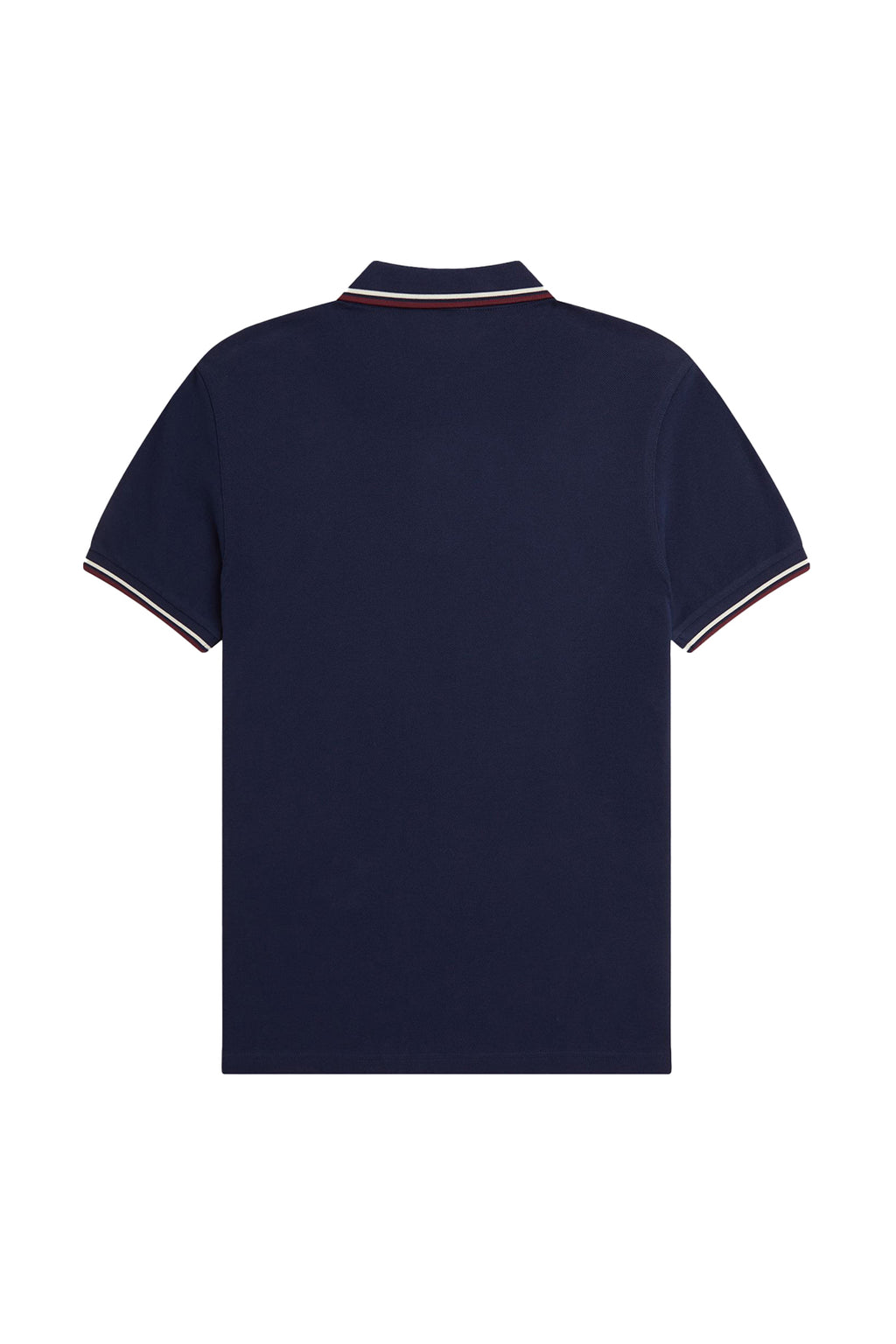 Fred Perry Twin Tipped Shirt Tennis Blue/Ecru/Oxblood