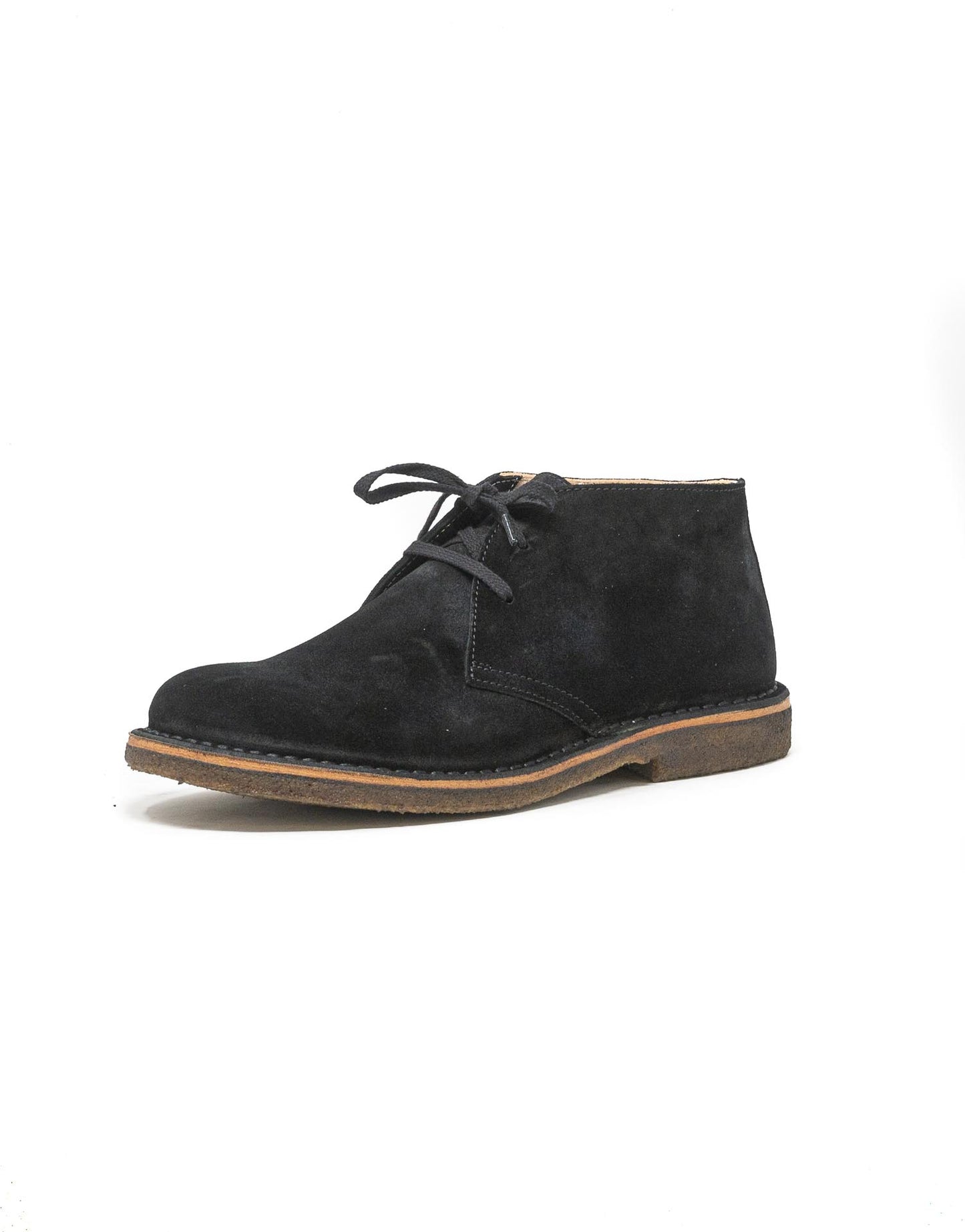 Astorflex Greenflex Suede Lace Up 1/4 Boot Black