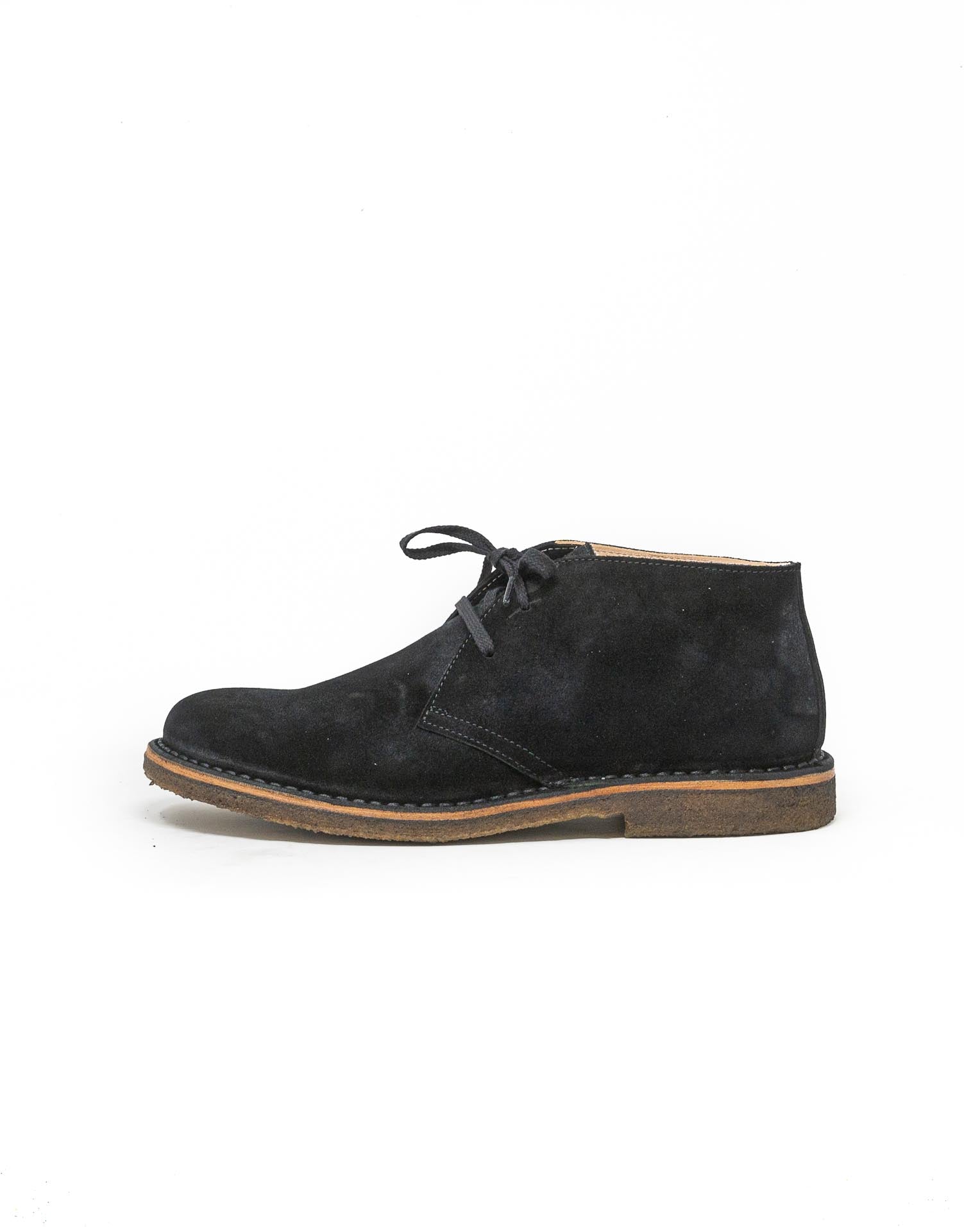 Astorflex Greenflex Suede Lace Up 1/4 Boot Black