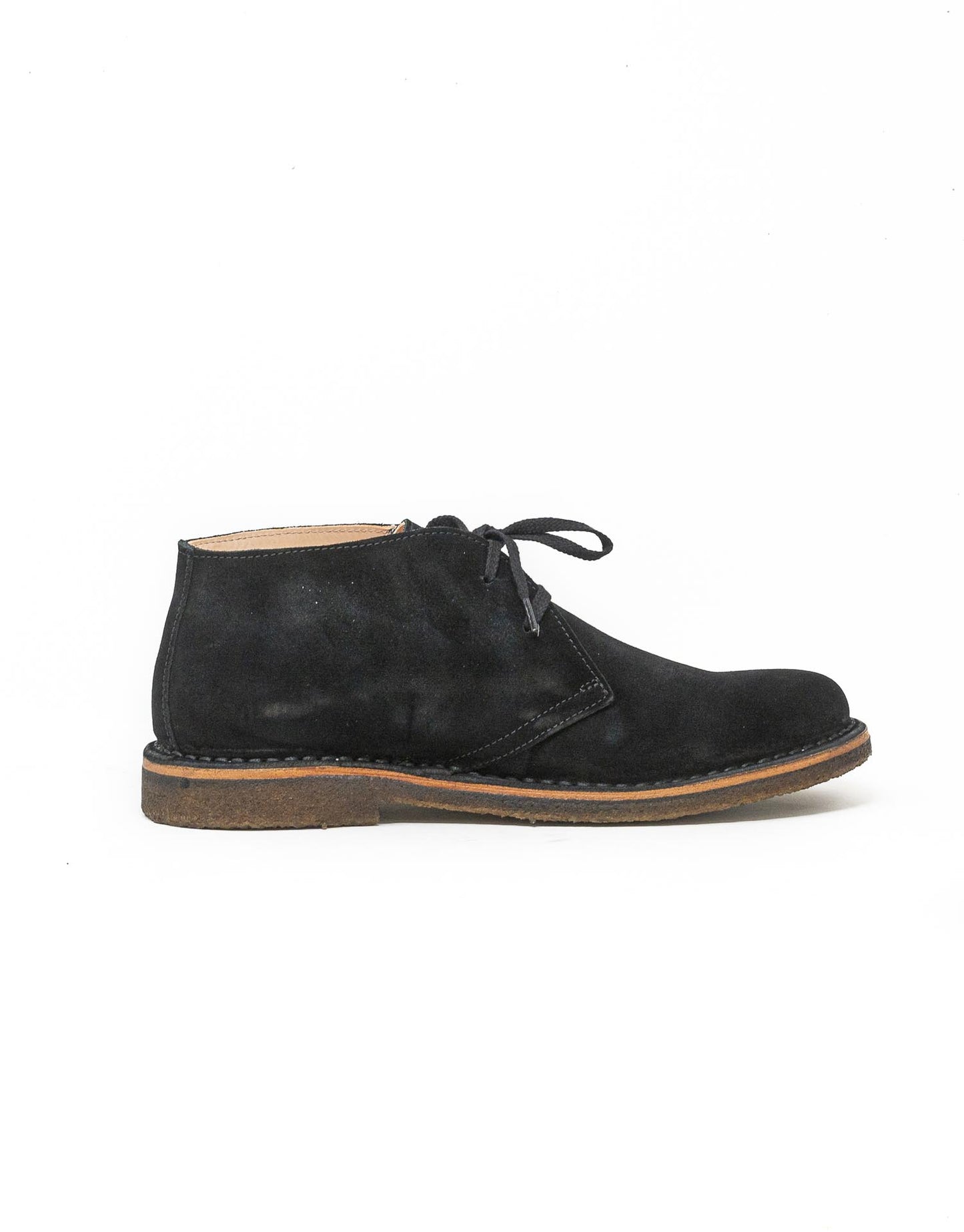 Astorflex Greenflex Suede Lace Up 1/4 Boot Black