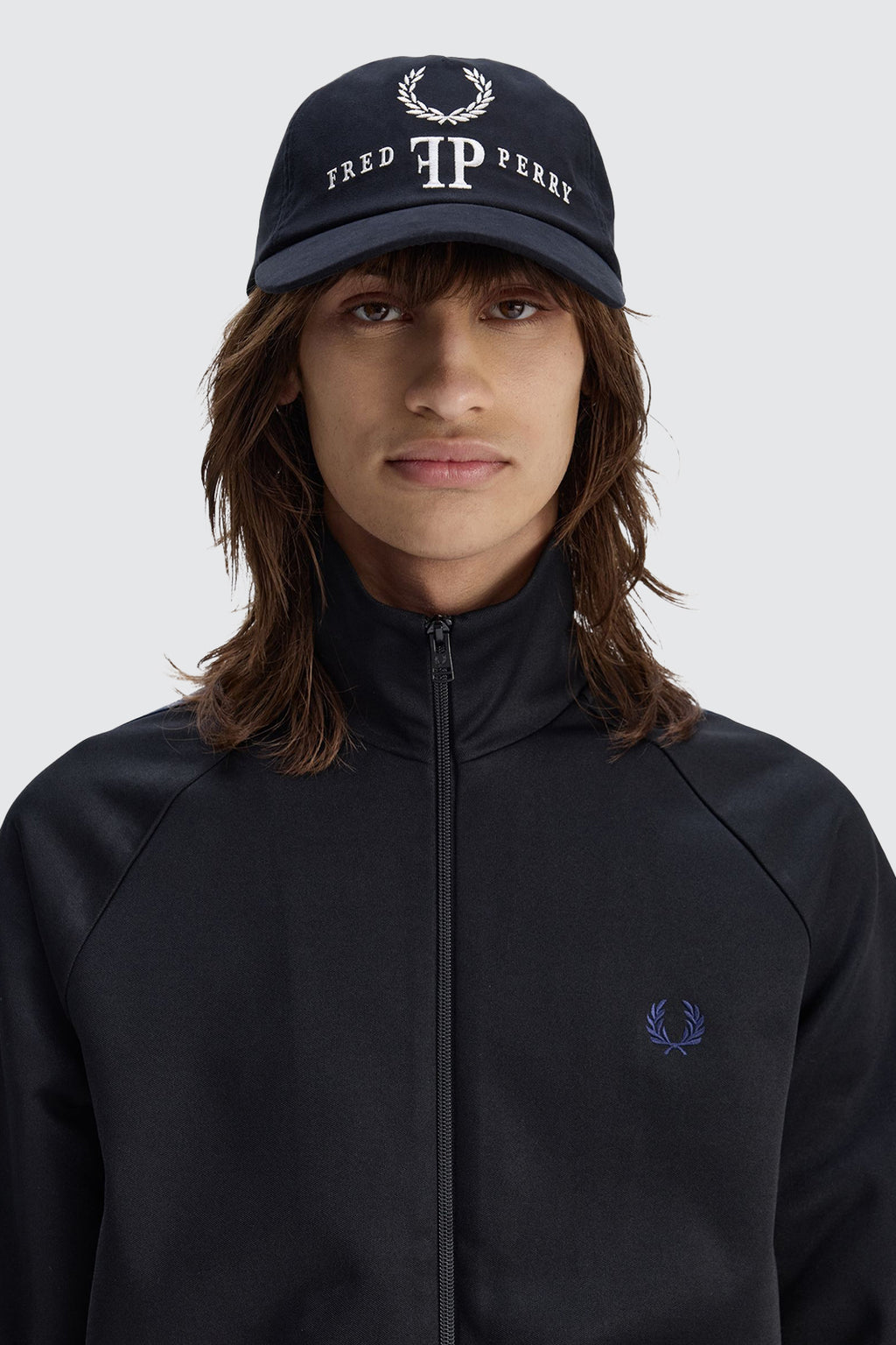 Fred Perry Monogram Cap White