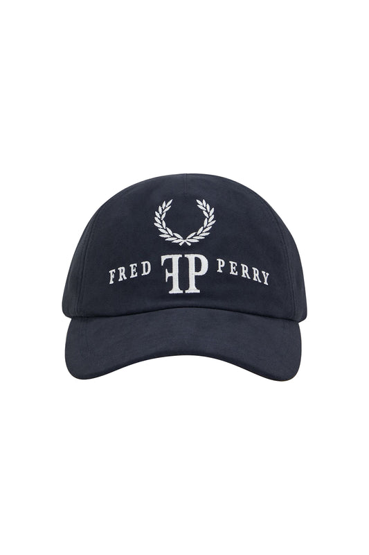 Fred Perry Monogram Cap White