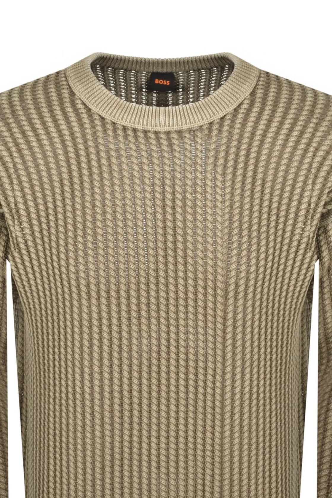 Hugo Boss Agolan Knit Top Medium Beige