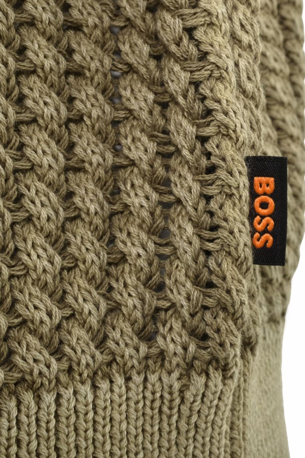 Hugo Boss Agolan Knit Top Medium Beige