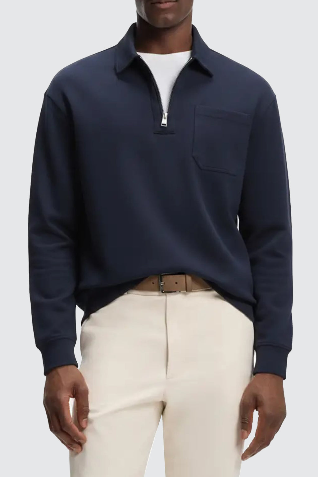 Hugo Boss C-Sota LS Jersey Dark Blue
