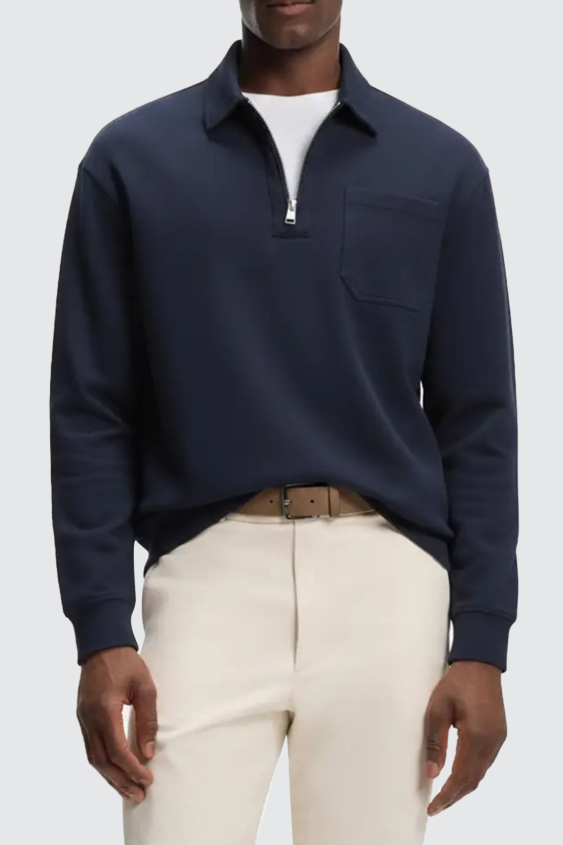 Hugo Boss C-Sota LS Jersey Dark Blue