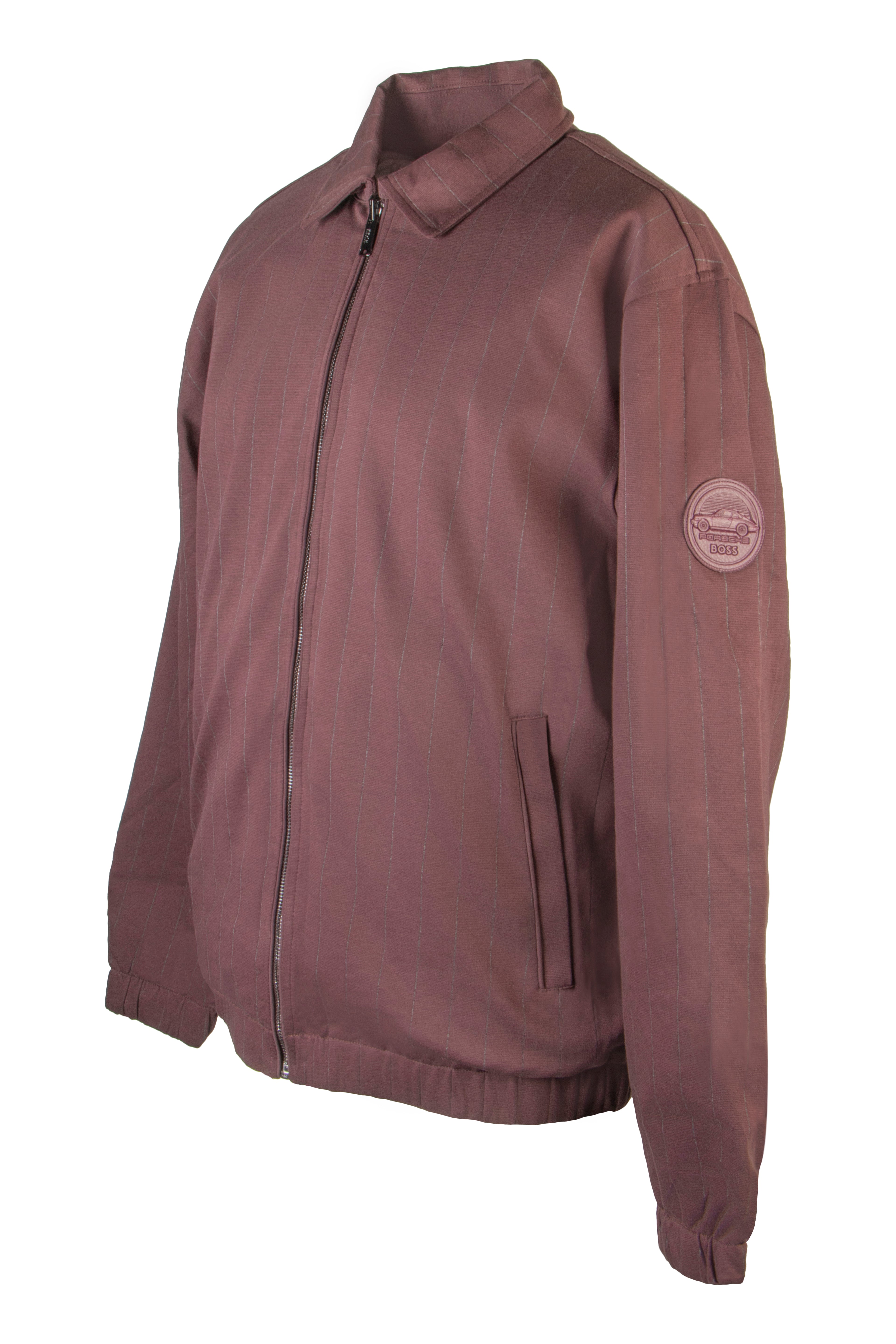 Hugo Boss Porsche Zip Sweatshirt Open Red