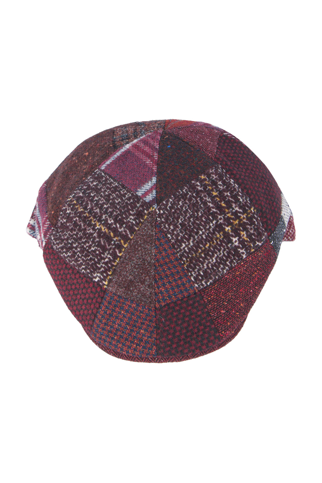 Flechet Wool Patchwork Casquette Rouge