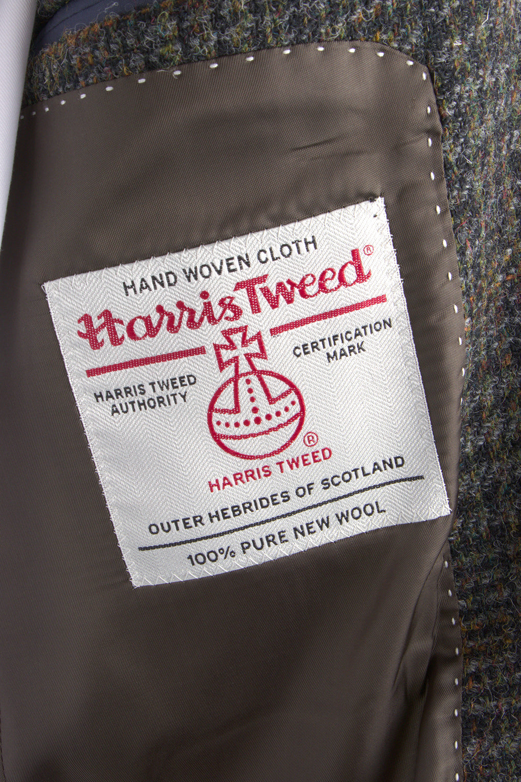 Routleys Harris Tweed Khaki/Grey Jacket