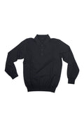 Paul & Shark Wool Polo Sweater Black