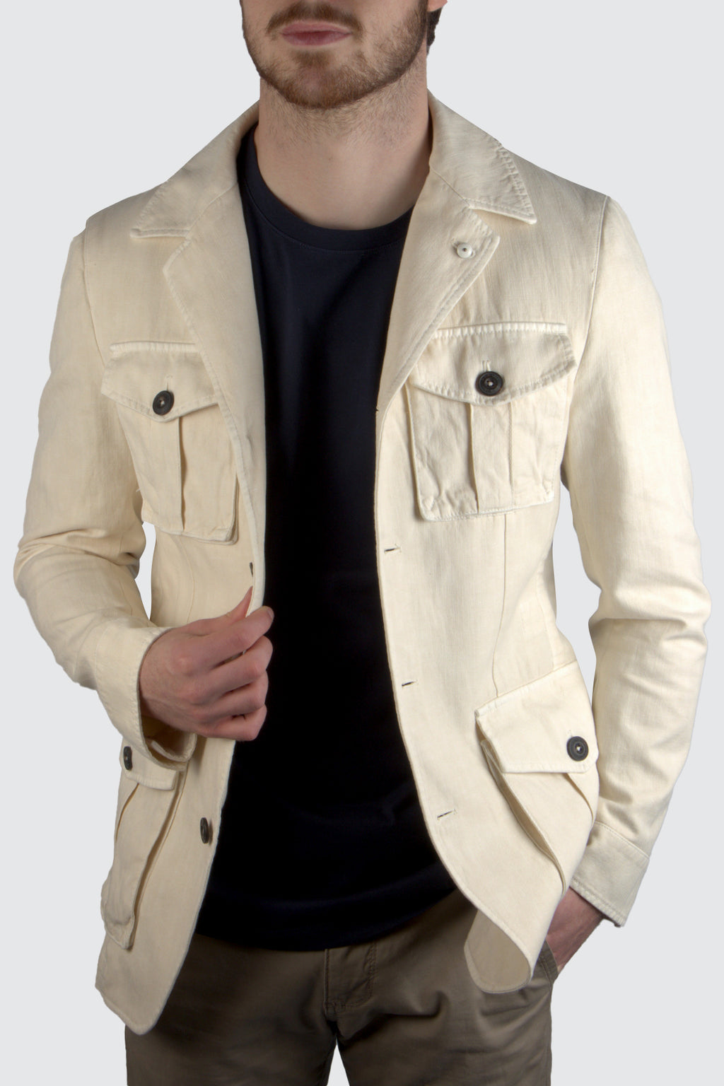 L.B.M. 1911 4pkt Safari Jacket Natural