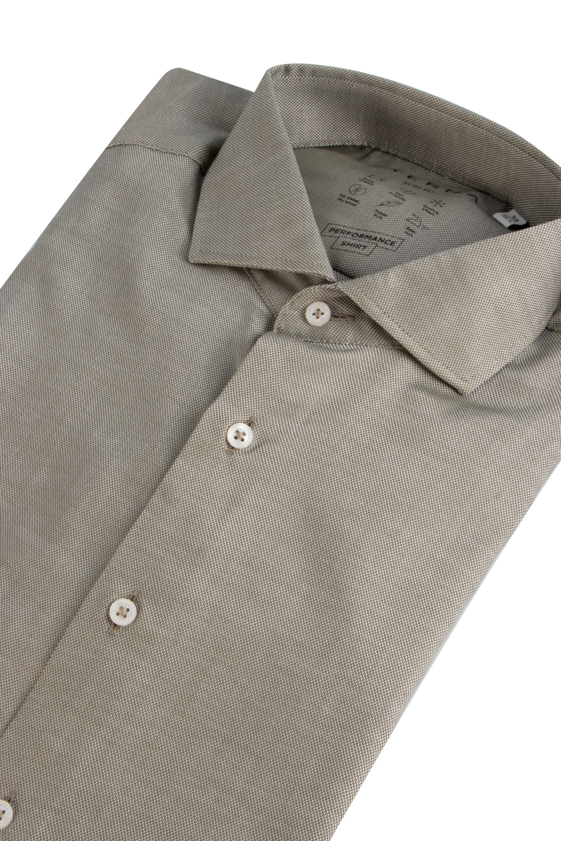 Eterna Slim Fit Shirt Olive