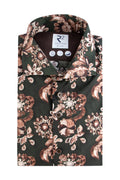 R2 Amsterdam Fine Twill Shirt Dark Green