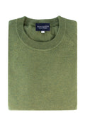 Routleys Crew Neck Wool/Cashmere Pullover Grass